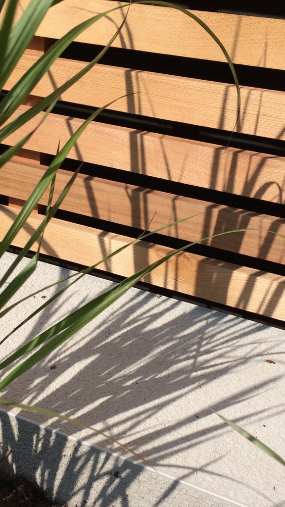 Southport Flower Show - 1930s Modernism - Close up shot of the wooden border